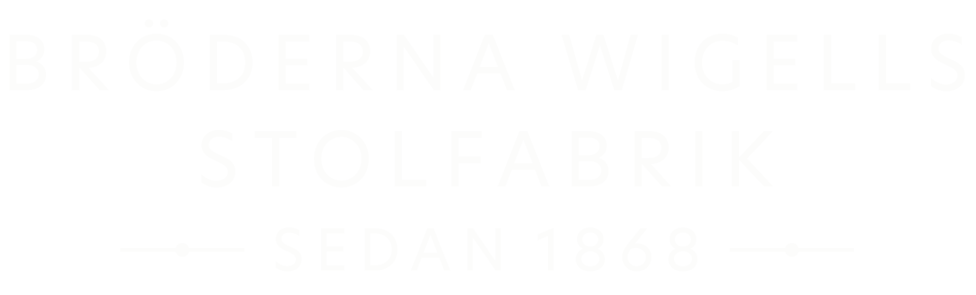 Bröderna Wigells Stolfabrik logga